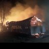 Intervenție pentru lichidarea unui incendiu produs la un adăpost de animale, din localitatea Lipova