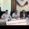 Semnarea contractului pentru alimentarea cu gaze naturale a comunelor Pâncești, Corbasca și Tătărăști
