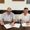 Semnarea contractului pentru modernizarea drumurilor locale în comuna Mărgineni