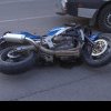 Un adolescent de 13 ani a fost accidentat frontal, în timp ce conducea o motocicletă