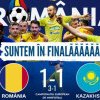 Calificare! România, în finala Campionatului European de Minifotbal. Va întâlni Serbia după ce a învins Kazahstan la penalty-uri