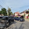Detaliile accidentului de ieri din cartierul Burdujeni. Un șofer a fost rănit în urma unei coliziuni față-spate între două mașini