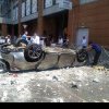 O familie a căzut de la etajul trei cu mașina, la un mall din Krasnodar, în Rusia: Doi părinți și copilul lor minor au murit