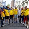 Ciolacu, în mijlocul suporterilor români din Germania: Într-un singur glas: Hai, România!
