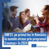 UMFST, cel mai mare buget din România pentru programul Erasmus+