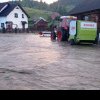 Harghita: Revărsarea râului Bistricioara a inundat gospodării şi suprafeţe agricole și a afectat drumurile din Bilbor
