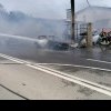 Poluare în judeţul Brăila, în urma unui incendiu produs la un atelier auto: Au luat foc 8 autoturisme şi depozitul de ulei uzat