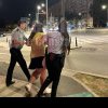 Scene ireale în Constanța: Oameni bătuți pe stradă de o femeie. Bătăușa a fost luată pe sus de poliție