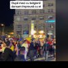 Suporterii echipei naționale au încins o horă cu cei ai Belgiei, după meciul de la Koln - VIDEO