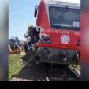 Accident feroviar în Tuzla, după ce un tren cu 40 de călători a lovit un camion încărcat cu piatră. Nimeni nu a fost rănit 