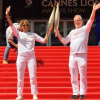 Actrița americană Halle Berry a purtat flacăra olimpică, pe care a preluat-o pe covorul roșu de la Cannes | VIDEO