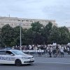 Consilierii de probaţiune protestează la Bucureşti, reclamând că nu şi-au primit integral salariile de la începutul anului