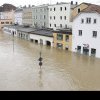 Nivelul apei pe Dunăre e de două ori mai mare decât în mod normal în orașul german Passau și fluviul și-a revărsat apele pe străzi