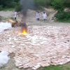 Poliția a ars o captură de 2,7 de tone de cocaină, în valoare de 70 de milioane de dolari, în El Salvador | VIDEO