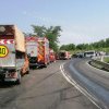 Zece persoane implicate într-un accident rutier pe drumul naţional care leagă Timişul de Hunedoara, în lipsa unei bucăţi de autostradă