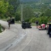 FOTO Accident cu 5 victime pe DN 10, în Buzău. Una dintre victime transportată la Braşov cu un elicopter SMURD