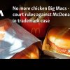 McDonald’s pierde denumirea „Big Mac” în Uniunea Europeană