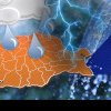 O nouă alertă ANM! Potop în România, zonele cu ploi puternice și grindină