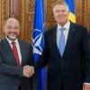 Klaus Iohannis și Martin Schulz au discutat despre noua configurație politică a UE și situația geopolitică