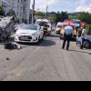 Accident în Năsăud! Doi bărbați și doi copii, la spital