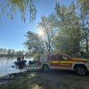 Mobilizare de forțe pentru căutarea unui bărbat dispărut de pe malul unui râu din Timiș
