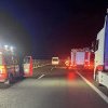 Un tânăr de 22 de ani murit după ce a intrat cu mașina sub un autocamion parcat pe autostrada A1