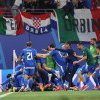 EURO 2024 Croația-Italia 1-1: Italienii au egalat în ultimele secunde ale meciului și s-au calificat în optimi