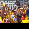 EURO 2024. Imagini senzaționale cu miile de fani români care au ieșit pe străzile din Frankfurt să încurajeze echipa națională