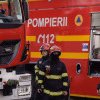 Incendiu puternic într-un bloc din Alba. Un bărbat a fost evacuat cu arsuri de gradul II și III
