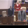 (video) Minut de reculegere în Parlament, în memoria regizorului Arcadie Spoială și fetiței de 12 ani, striviți de crengi în timpul intemperiilor