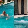 (video) „Nimeni nu are aşa ceva. Am văzut în Bali”: Emilian Crețu a dat start sezonului de piscină, cu o nouă perlă din ograda castelul său
