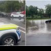 (video) „Veneția de Moldova”: Un tronson al străzii Albișoara, blocat pentru câteva ore, din cauza acumulărilor de apă în urma ploii