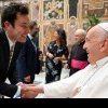Papa Francisc s-a întâlnit cu 105 comedianți la Vatican