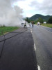 Vâlcea: Autoturism distrus în urma unui incendiu