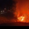 Cultură de grâu arsă, la Buzoești! Incendiu a fost pus intenționat