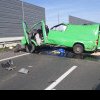 Accident grav pe autostradă! Două persoane au ajuns la spital