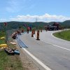 Parapete pe rulouri, montate în premieră pe o șosea în vestul României. Sistemul de protecție și-a dovedit eficiența