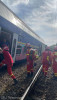 Accident feroviar în Drăgăneşti de Vede: două vagoane deraiate. Pasagerii au fost preluaţi de un alt tren