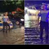 Cine e polițistul care a stat în apă până la genunchi și a dirijat traficul după concertul Coldplay: „Respect”! A ieșit în stradă în timpul furtunii cu grindină