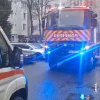 Incendiu puternic în Sighetu Marmației. Un apartament a luat foc. Două persoane aflate în locuință au fost evacuate