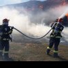 Incendiu la o semiremorcă plină cu furaje în comuna Bucșani 