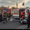 Motociclist rănit în Cluj, după impactul cu o mașină – FOTO