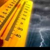 Cupolă de foc asupra României: Meteorologii anunță fenomene extreme, inclusiv furtuni puternice