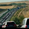 Drumul spre casă, un chin pentru români în minivacanța de Rusalii: Blacaje pe drumul de pe litoral și de la munte - Incendiu pe Autostrada Soarelui
