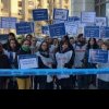 Miting în București - Angajați din justiție, neplătiți integral de luni de zile, amenință cu forme radicale de protest