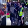 Scenele care nu s-au văzut pe TV! Sânge și rețineri! Ultrașii români și cei belgieni s-au luat la bătaie după meci