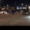 VIDEO Drifturi ilegale la Băneasa Mall. Luptătorii SAS au intervenit după ce participanții au devenit agresivi cu polițiștii