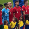 VIDEO Imaginile spun toto! O fetiţă a avut şansa de a-l întâlni pe Cristiano Ronaldo înainte de startul meciului Turcia-Portugalia