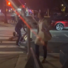 VIDEO Un bancher milionar lovește o femeie, până se prăbușește la pământ, în timpul unui festival în stradă