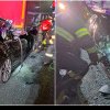 FOTO ACCIDENT MORTAL: Un tânăr de 22 de ani a decedat după ce a intrat cu mașina într-un TIR pe autostrada A1, Sebeș-Sibiu